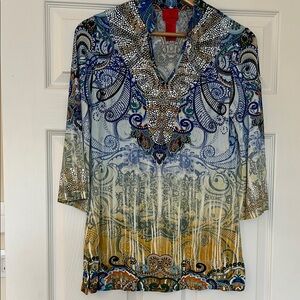 Colorful Paisley Women's Top